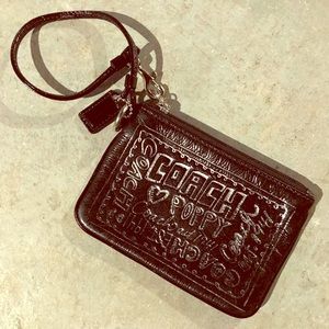 Coach Poppy wristlet